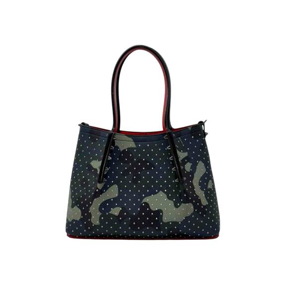 Christian Louboutin Camouflage Studded Cabarock Tote Multicolor - Picture 2 of 5